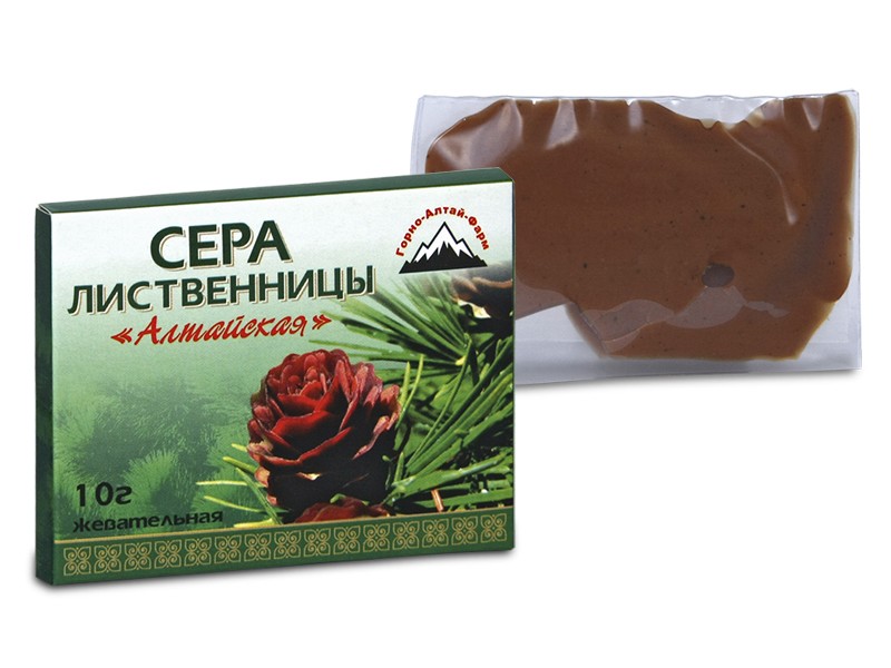 Сера лиственницы "Алтайская" Сера Лиственницы